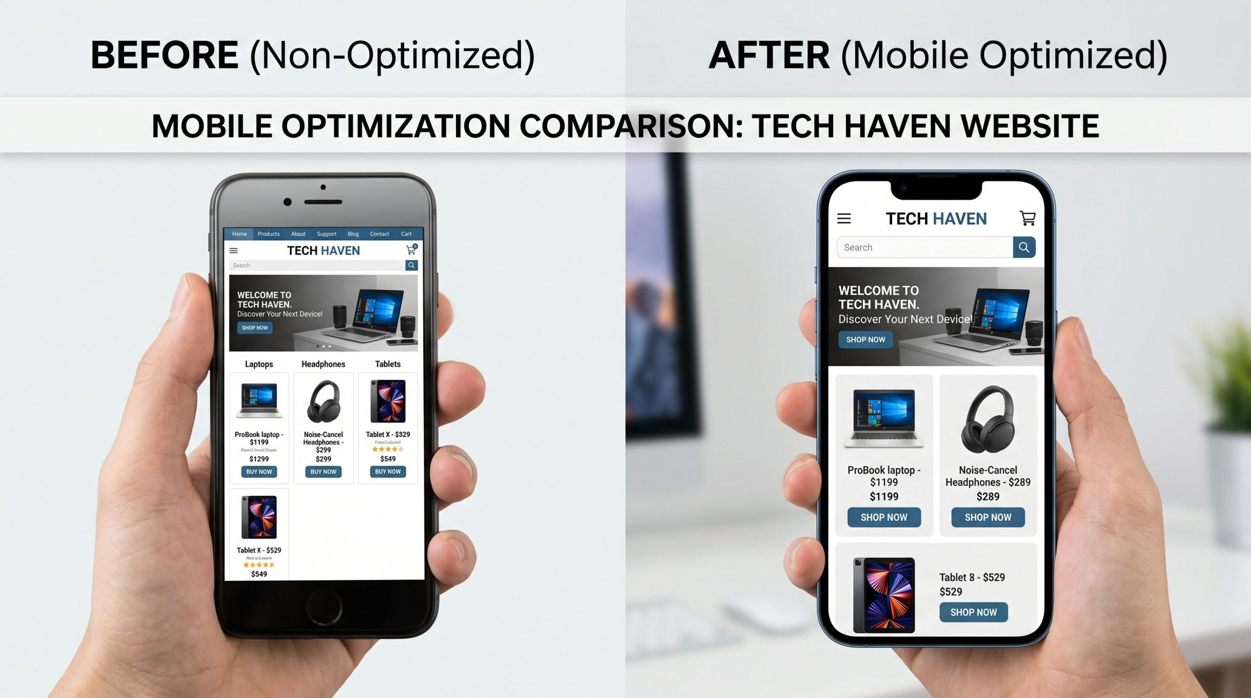 mobile friendly website design