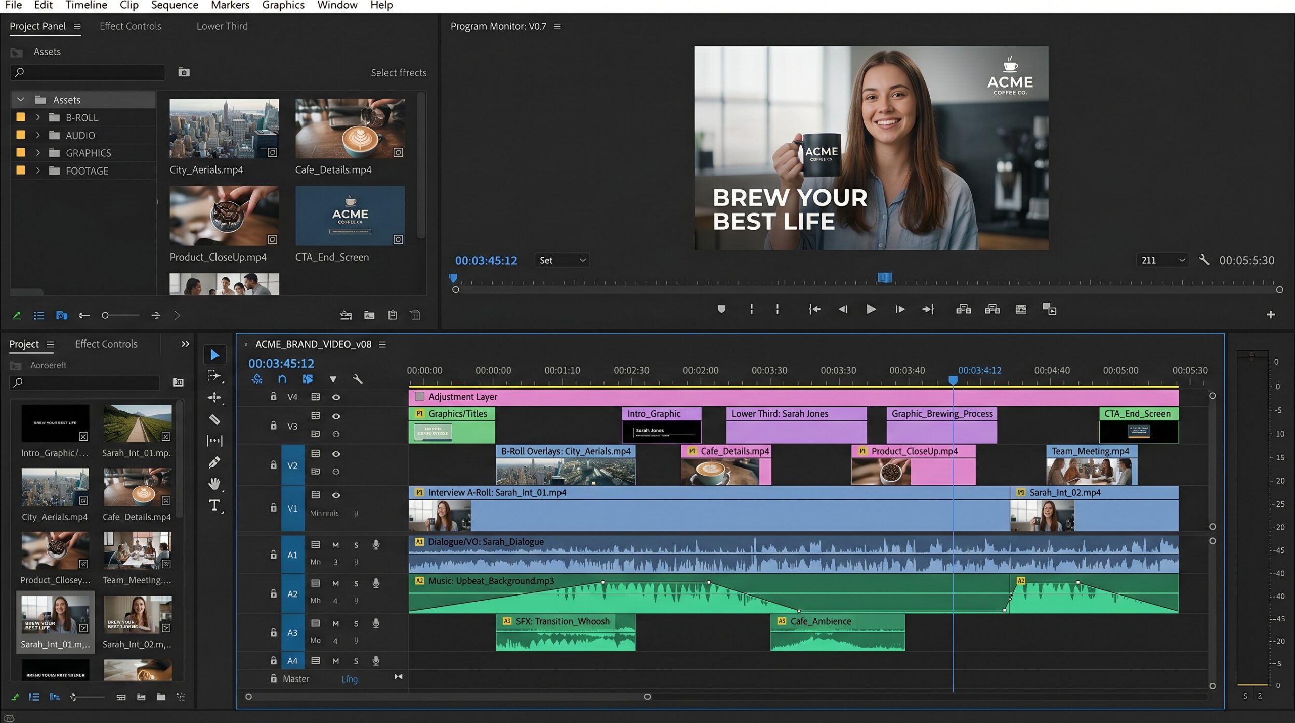 high quality media production