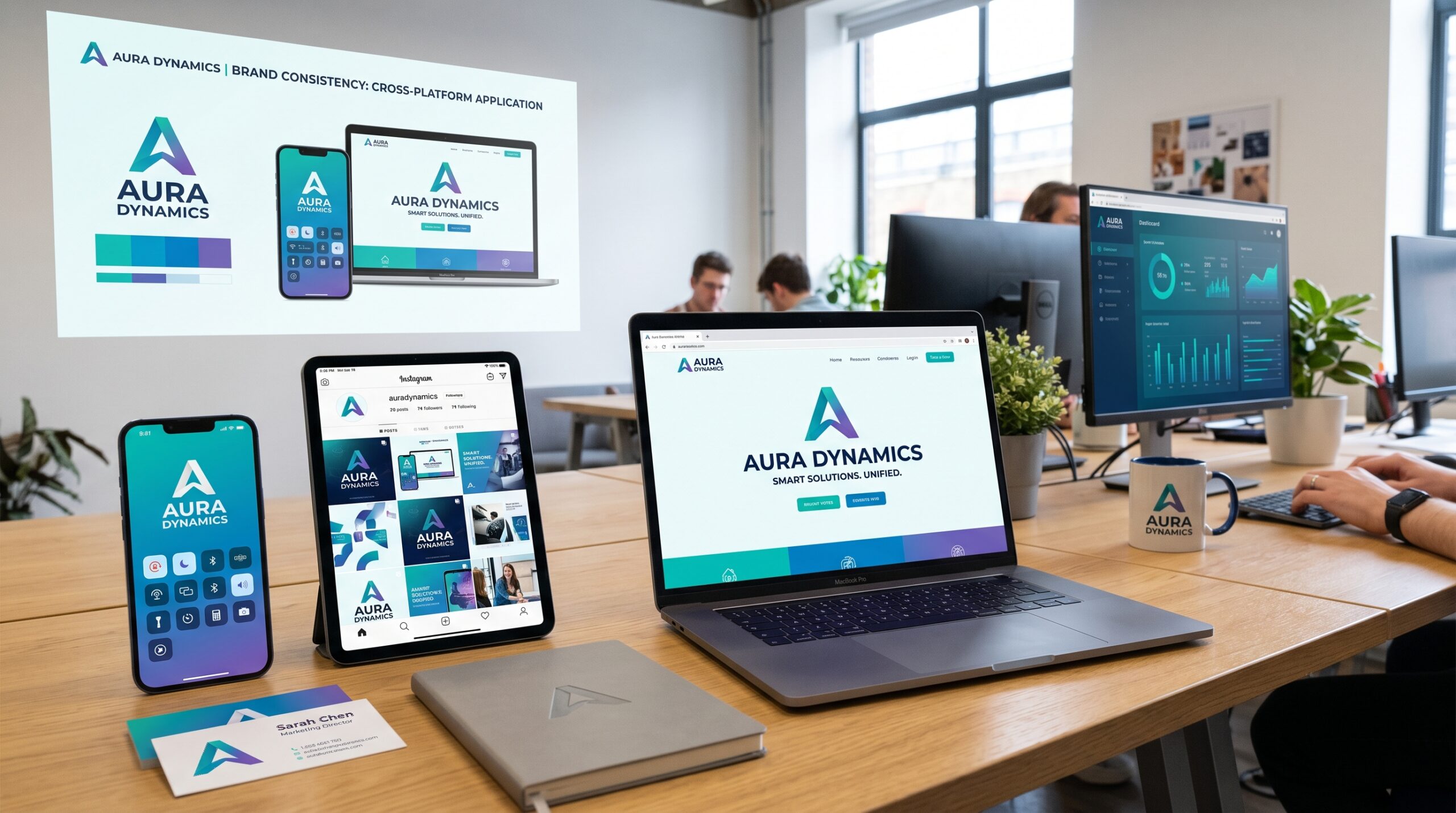 Consistent cross-platform brand applications