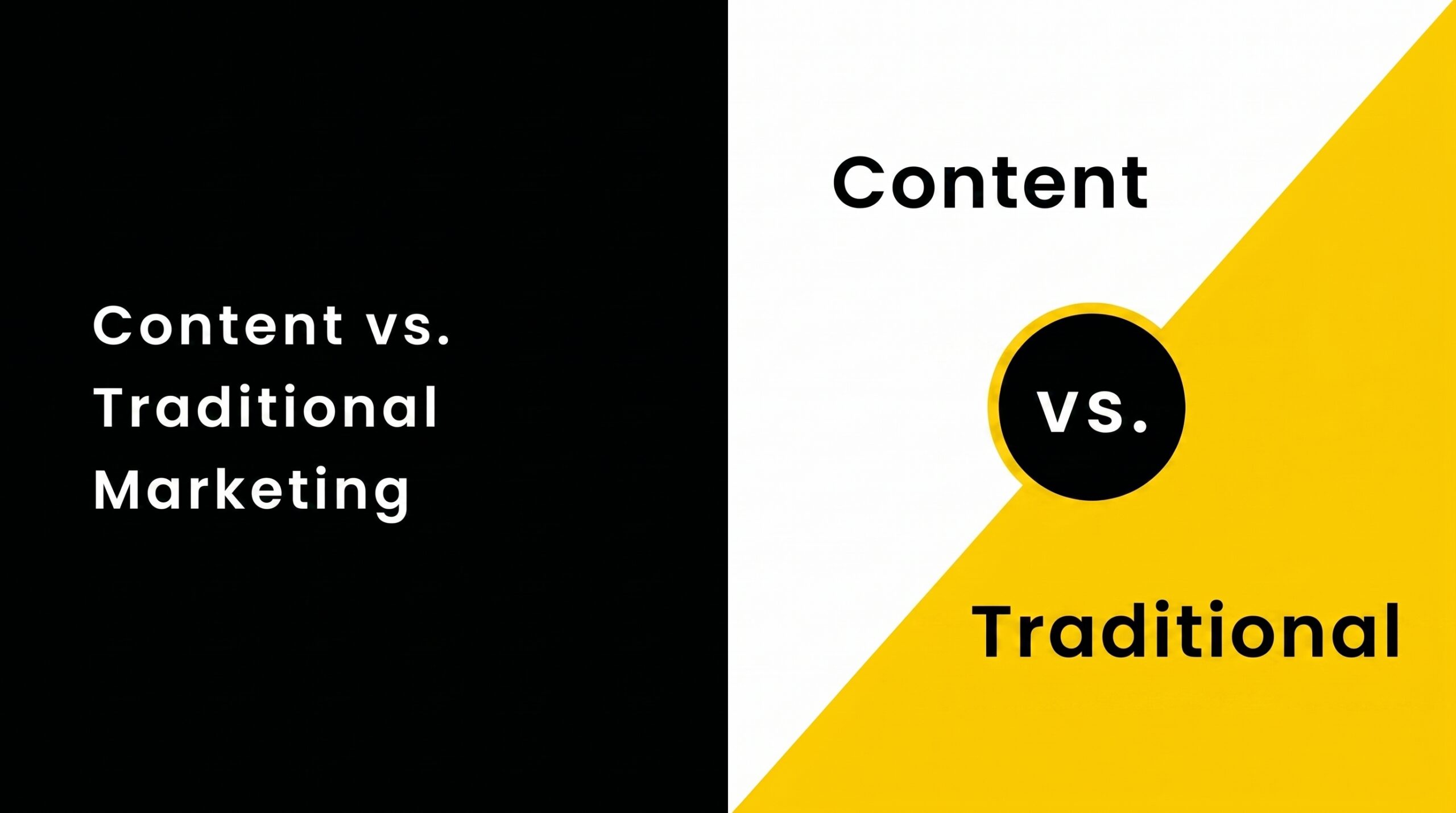 Content Marketing vs Traditional Advertising