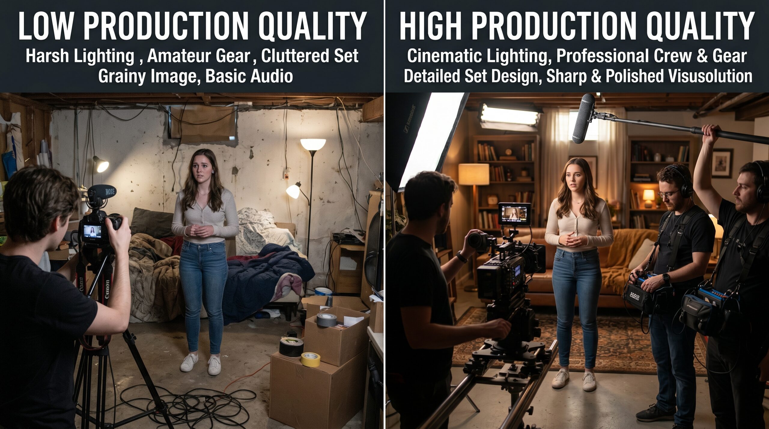 high quality media production